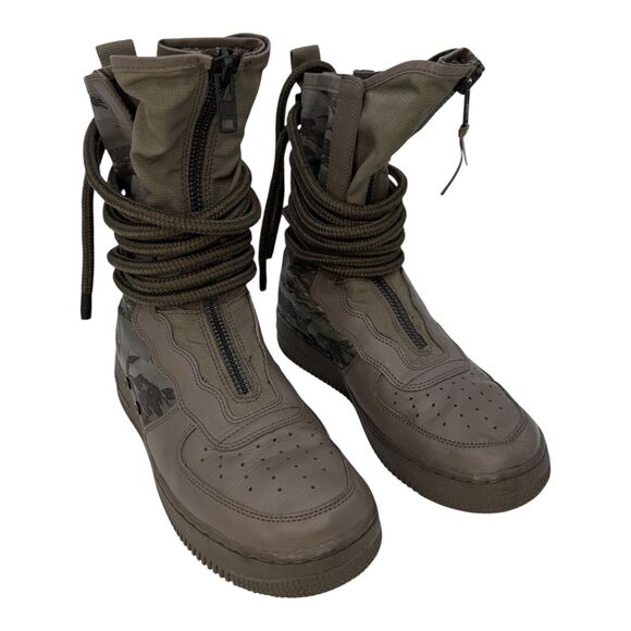 Nike Mens Size 8 SF AF1 Hi Ridgerock Camo Special Field Boots AA1128-203 - Picture 1 of 6